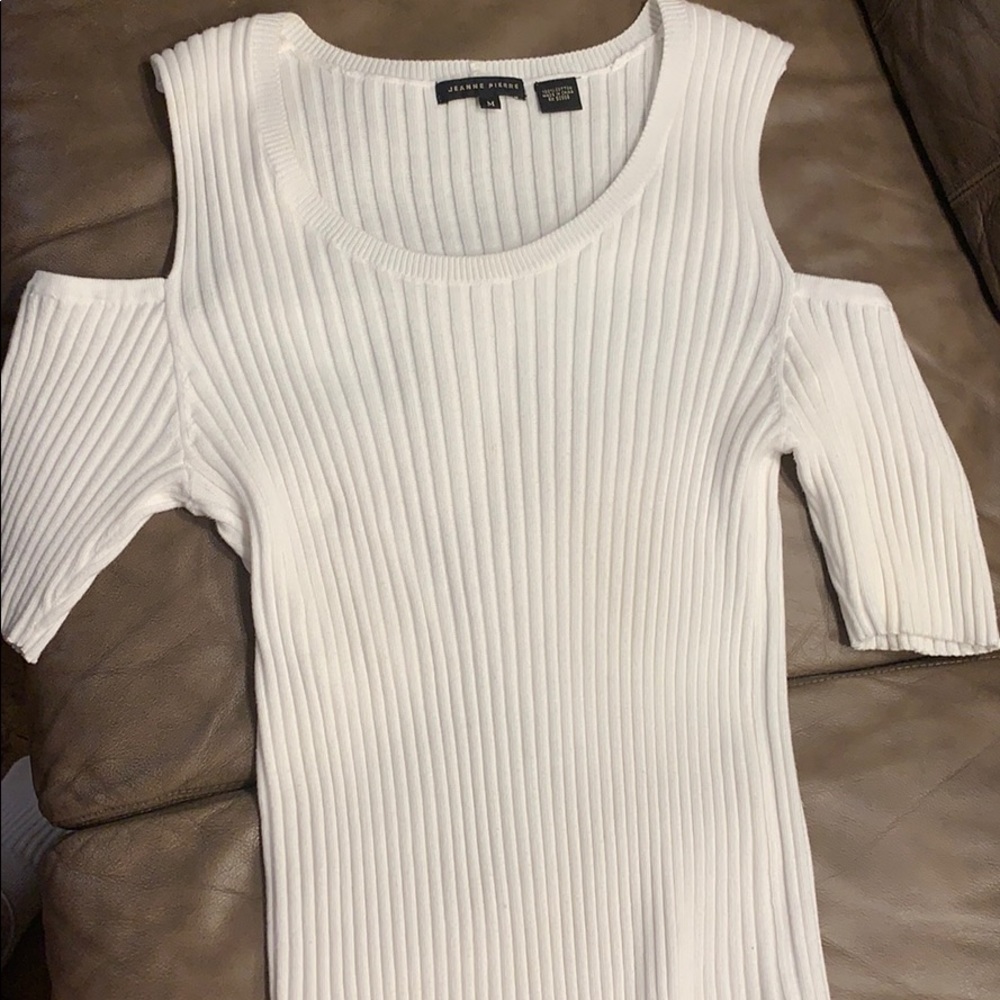 White off the shoulder top